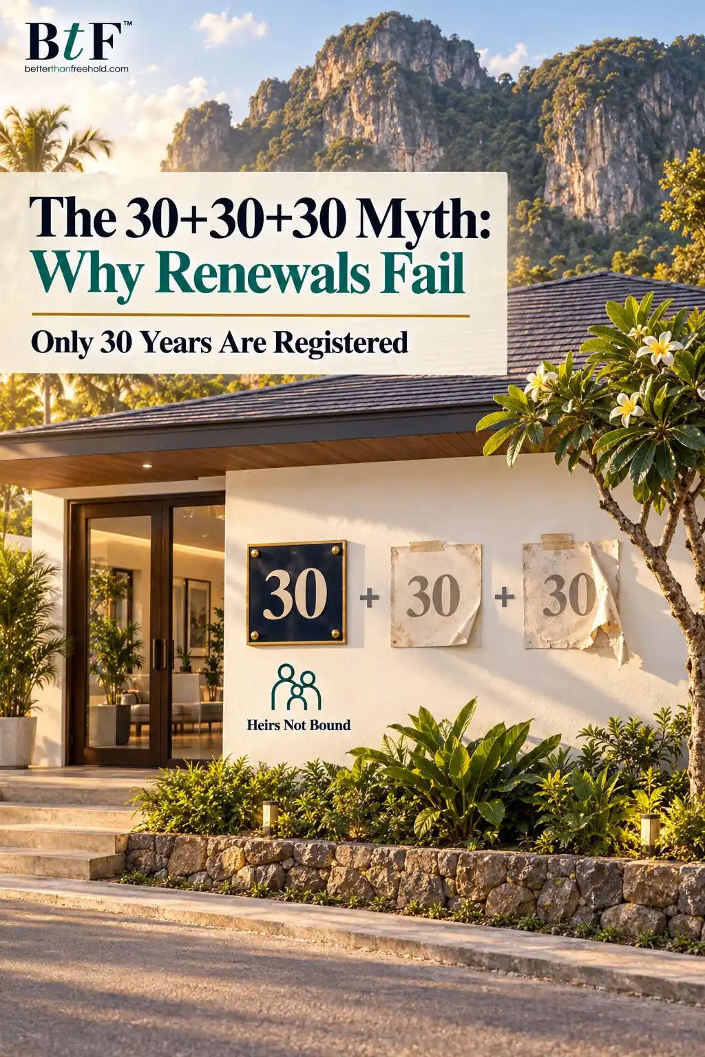 The 30-Year Lease Renewal Myth: Why 30+30+30 Fails