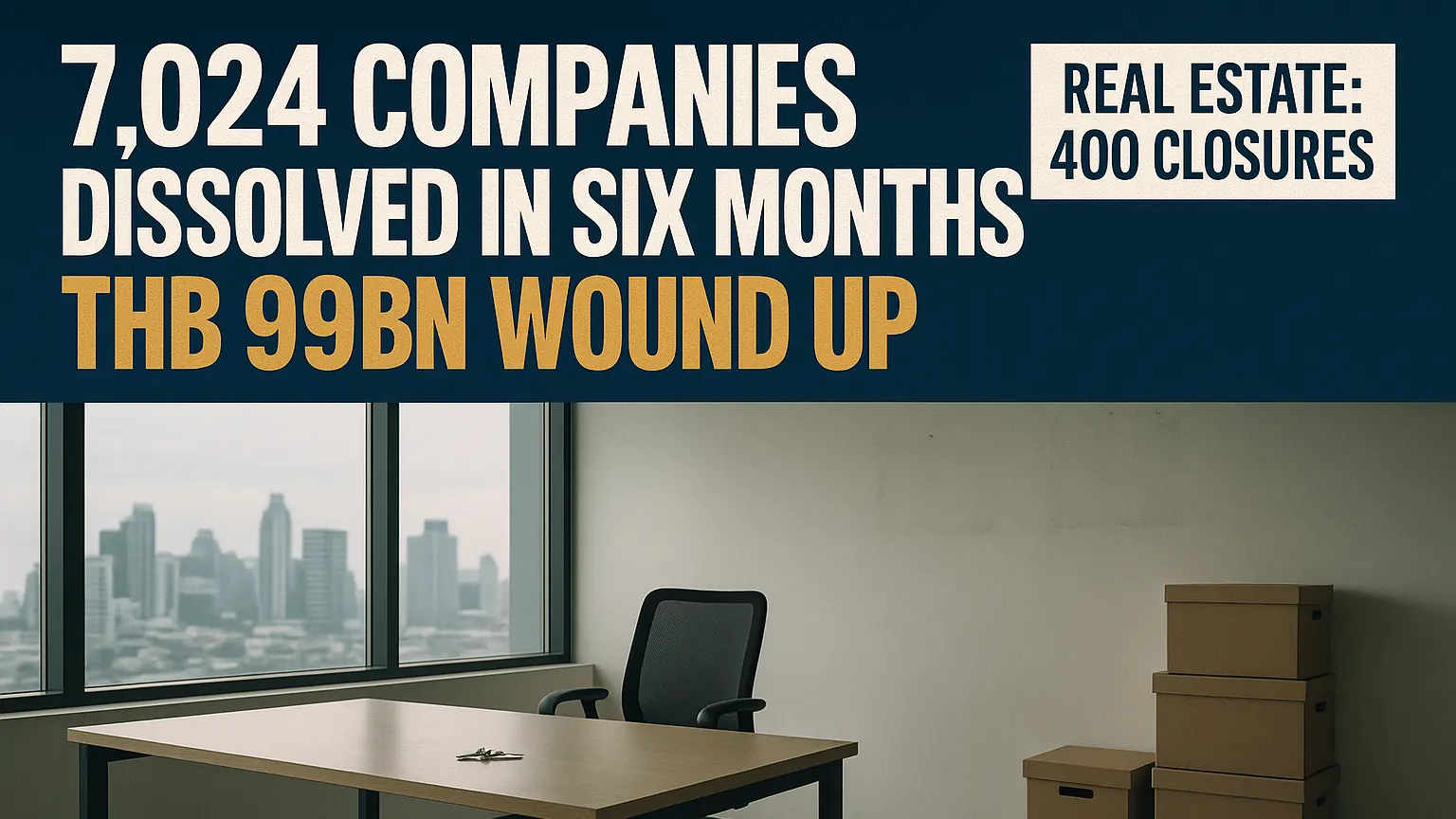 Company Dissolutions Rose 12.5% in the First Half of 2026, and the Capital Behind Them More Than Tripled
