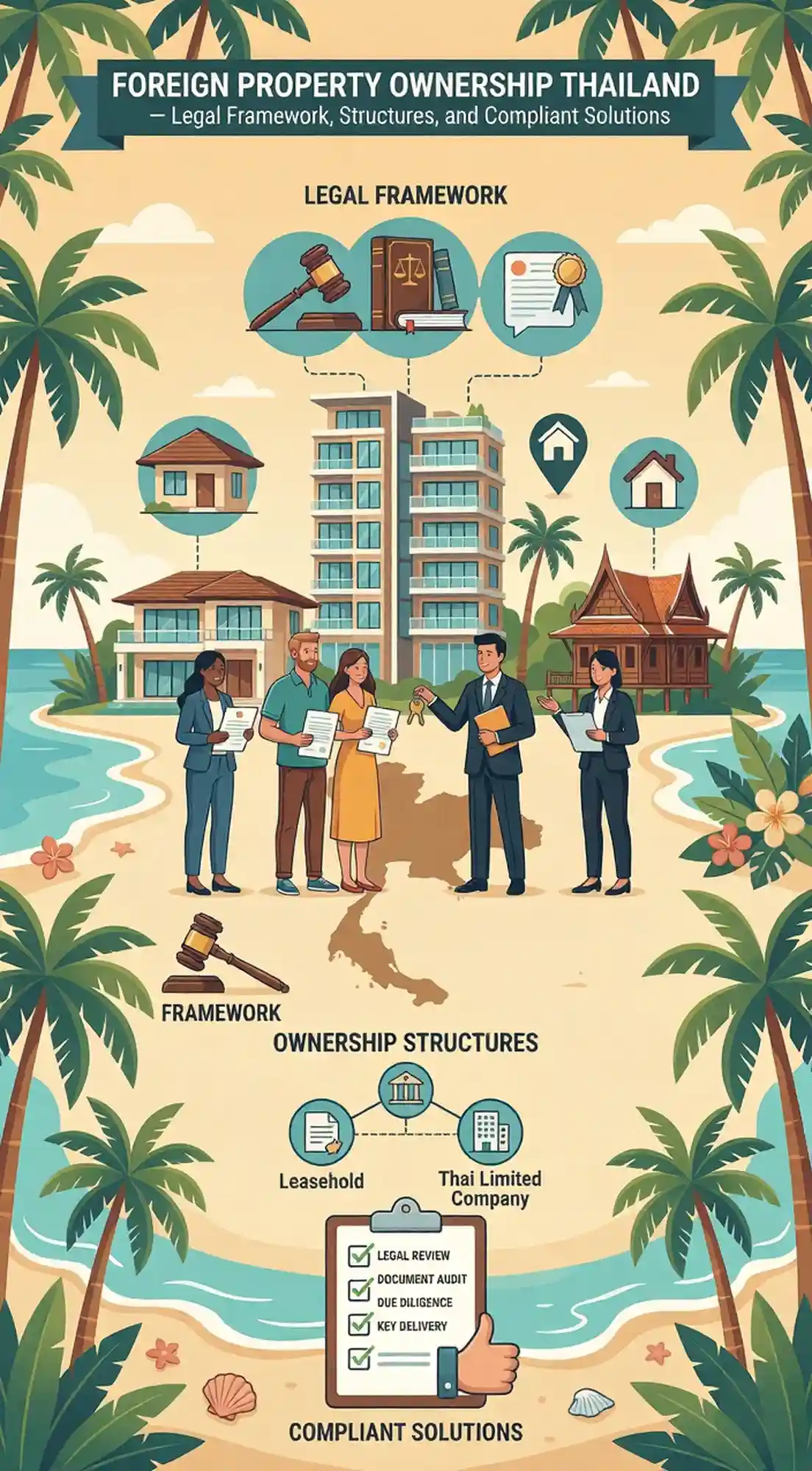 Foreign Property Ownership Thailand — Legal Framework, Structures, and Compliant Solutions