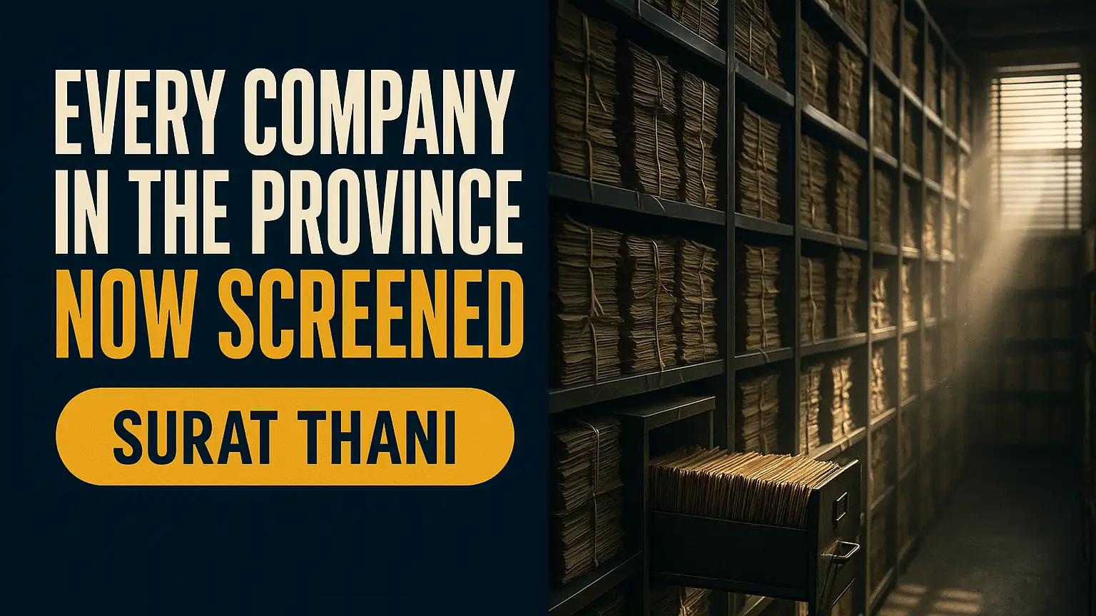 The Nominee Screen Widens From One Island to a Whole Province, and the Revenue Department Has Joined It